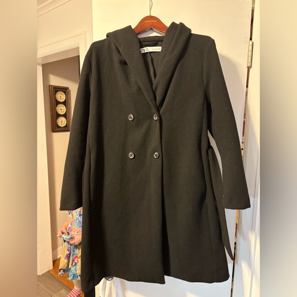 Zara Blanket Wrap Coat - Picture 2 of 4